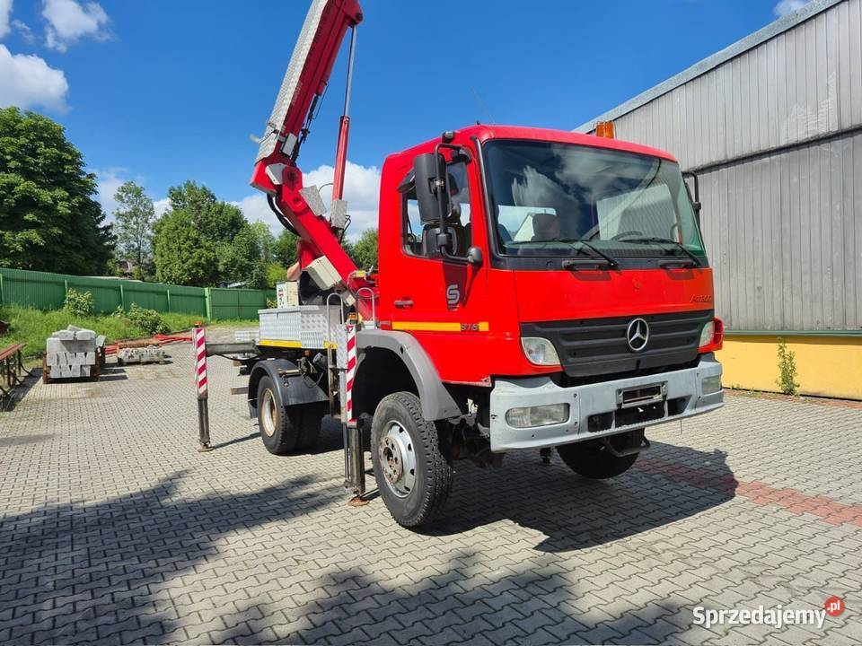 Mercedes Atego 918 4x4 podnośnik koszowy Jordanów sprzedam
