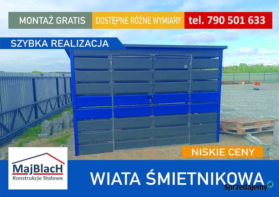 Altana śmietnikowa Schowek na odpady Śmietnik Bolesławiec