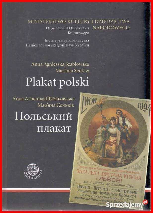Plakat Polski księga wiedzy o plakatach mazowieckie Warszawa