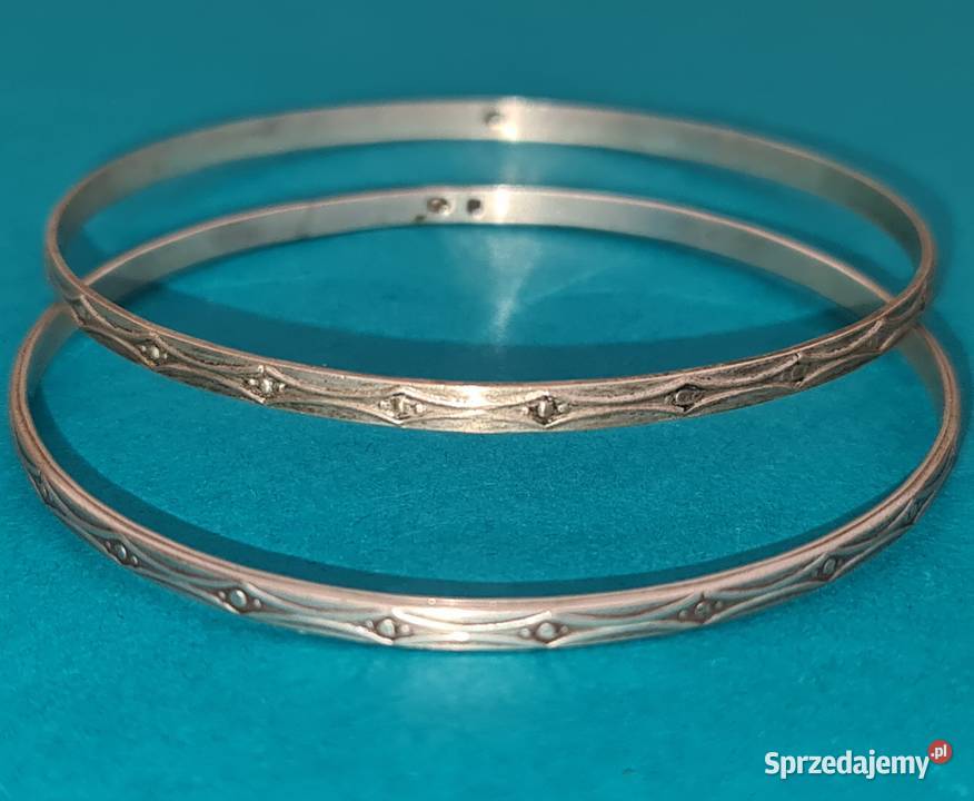 Srebrna Bransoletka Damska 2 16g Starocia
