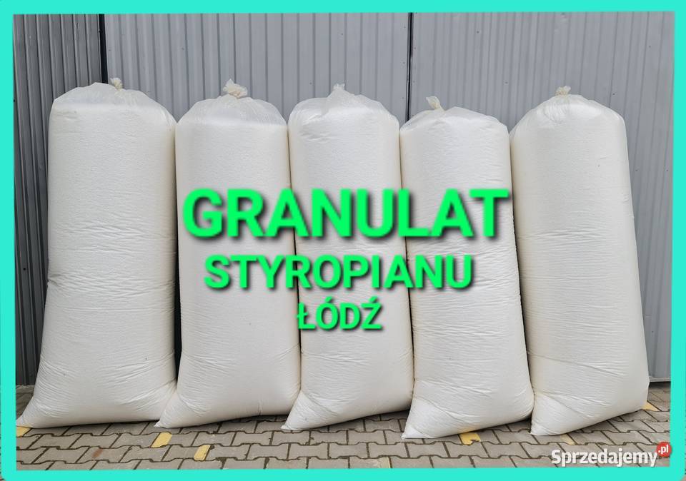 Granulat styropianowy regranulat styropianu Łódź sprzedam