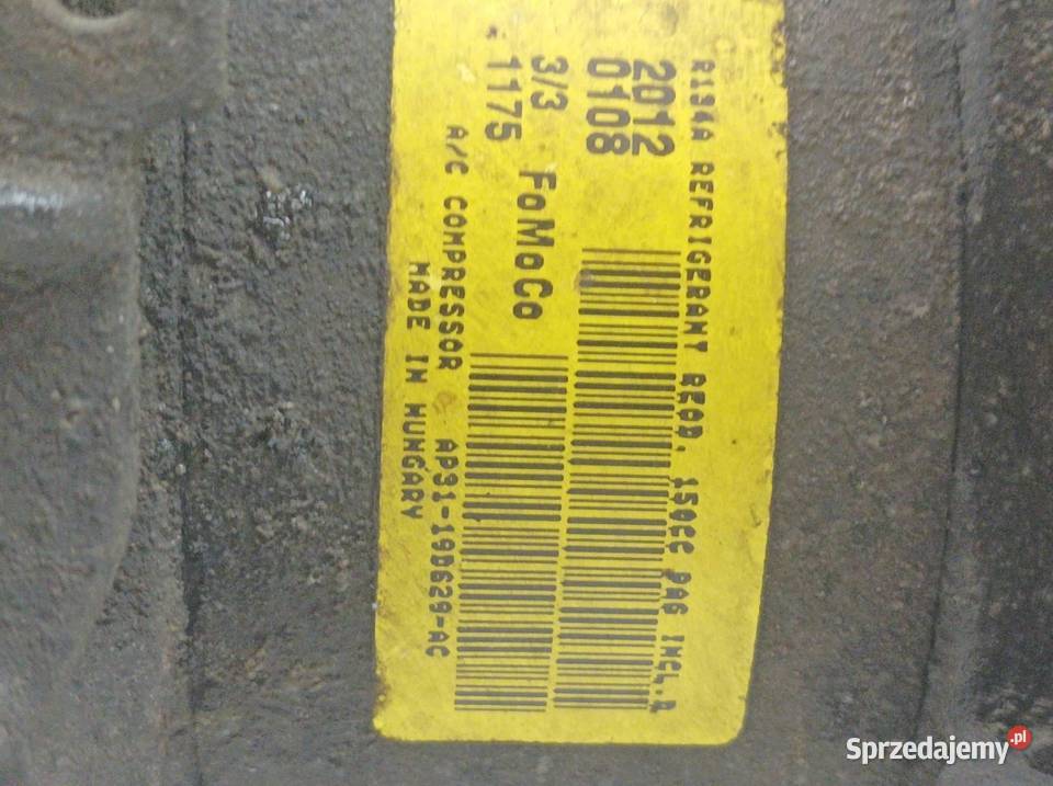 SPRĘŻARKA KLIMATYZACJI AP3119D629AC 16 TDCI Ford