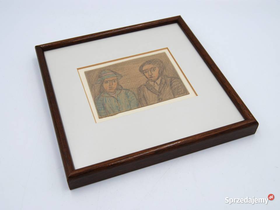 Nikifor Krynicki 1895 1968 portret podwójny Poznań