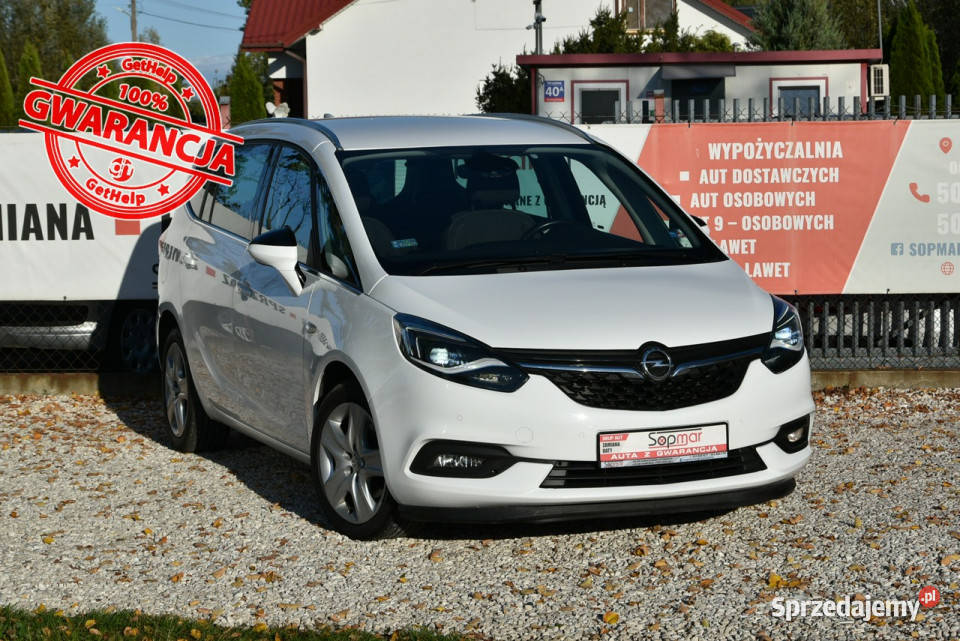 Opel Zafira 1.6CDTi 136KM 2017r. lift fullLED NAVi Kamera TEMPOMAT 2xPDC C…