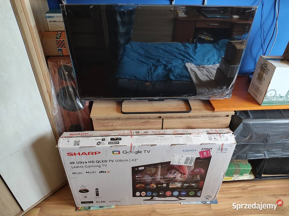 TvSharp Qled 43GR8765E 4kUHD Dolby VisionAtmos lubuskie Nowa Sól
