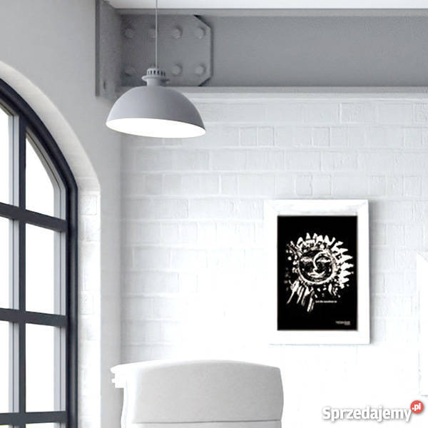 30x40 czarno bialy plakat słońce i księżyc ładna śląskie