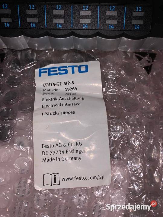 Festo 18265 CPV14GEMP8 Valve Manifold Interface