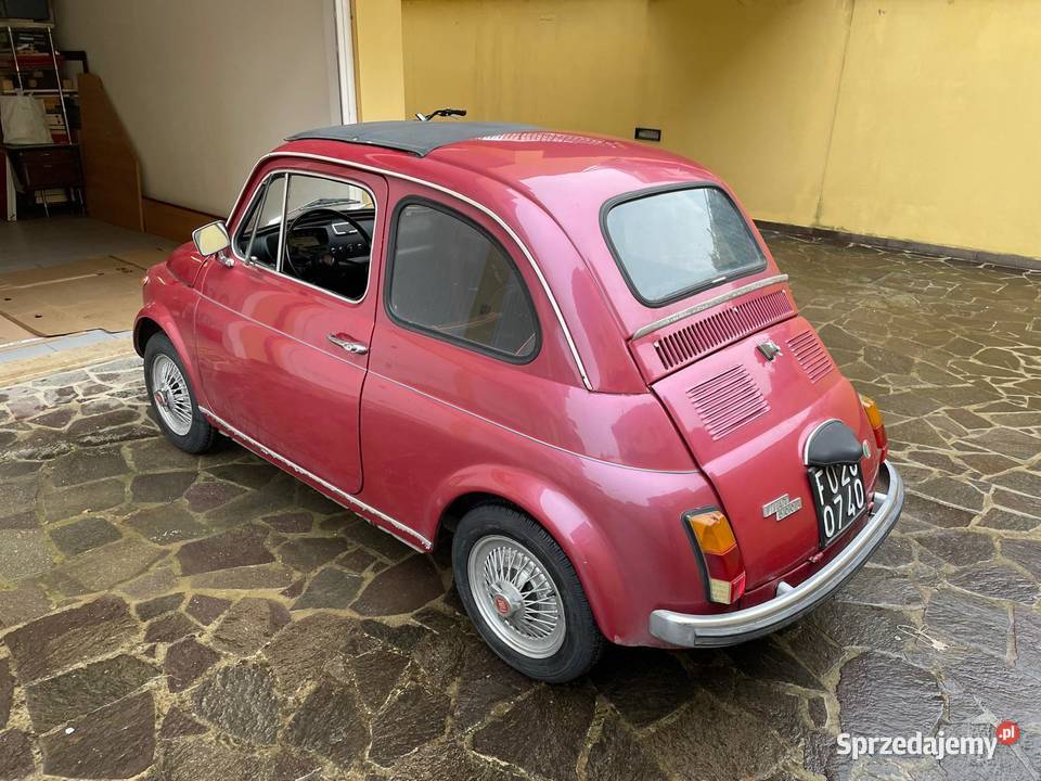 Fiat 500 1969 bez rdzy nieuszkodzony Warszawa