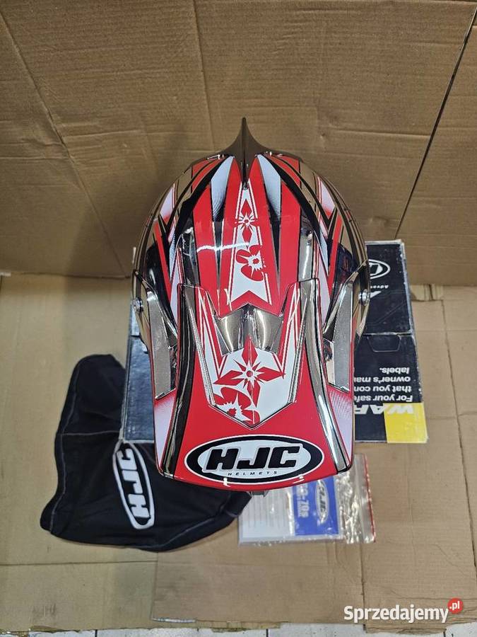 Kask motocyklowy HJC XXL cross enduro chrom Jelenia Góra