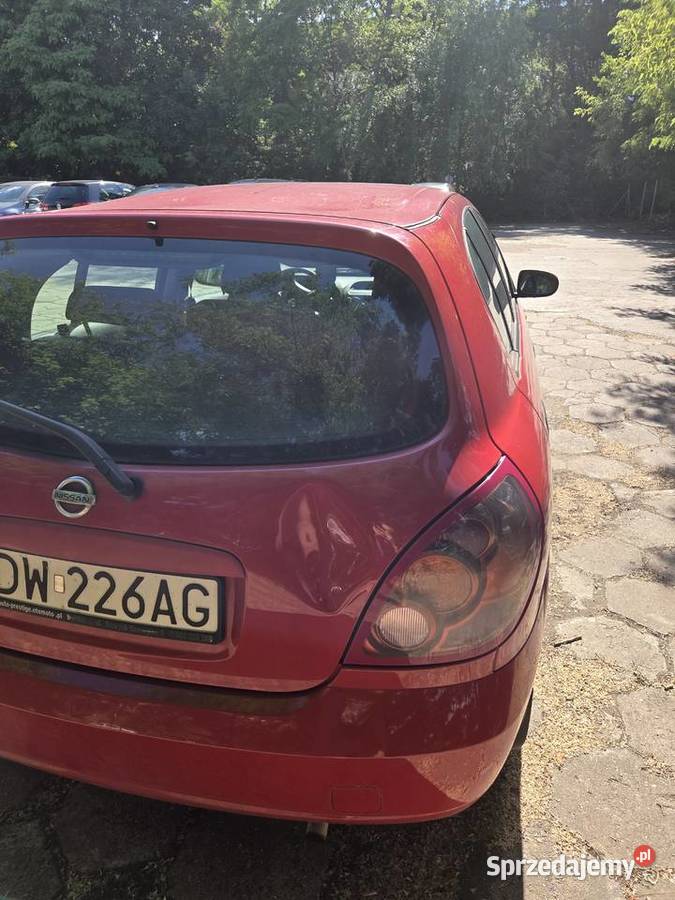 Nissan Almera 15 Visia rocznik 2005 benzyna 98KM Motoryzacja Wrocław