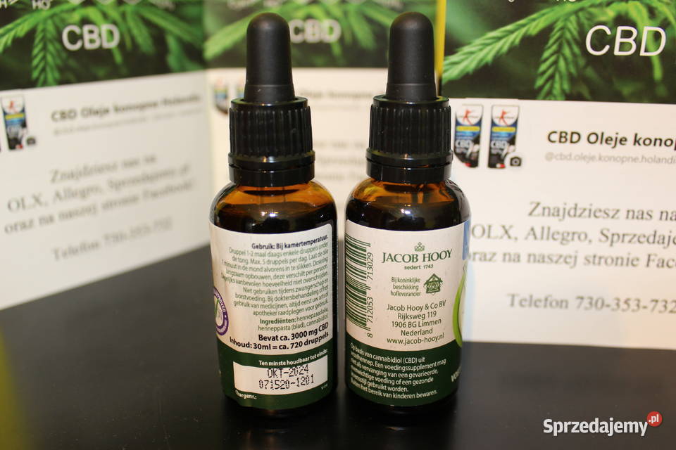 Jacob Hooy CBD Olej konopny 10 30ml Delikatesy łódzkie Łódź