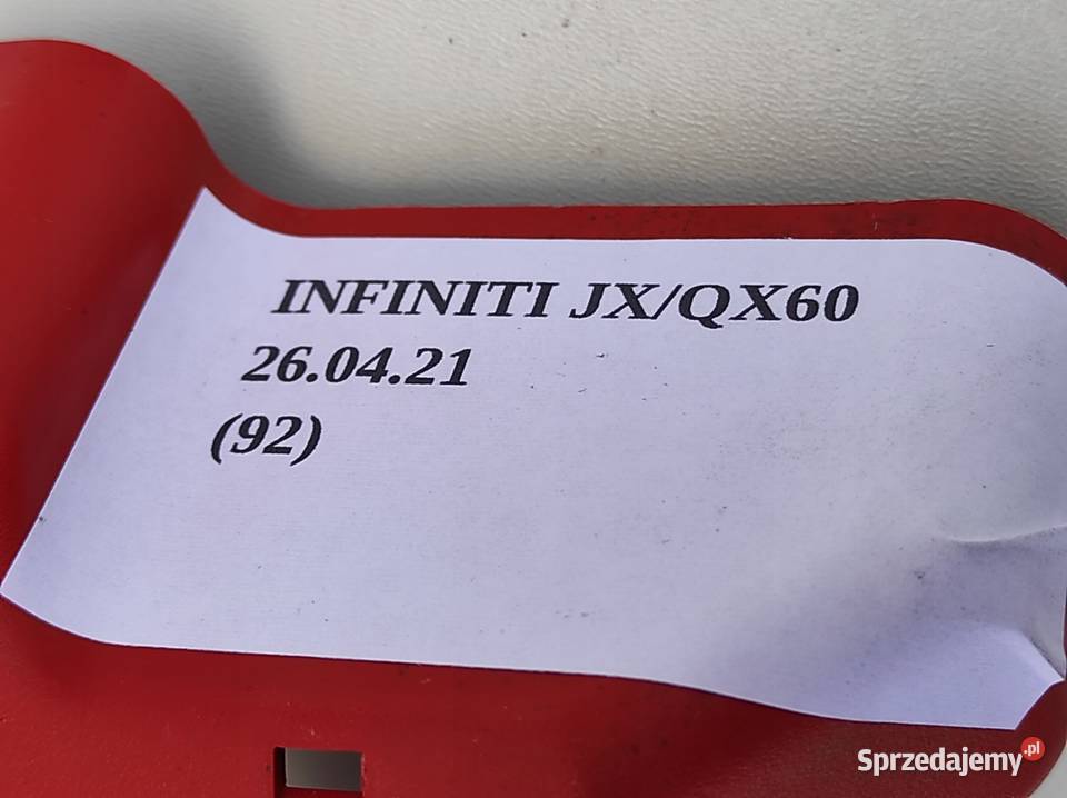 OSŁONA KLEMY PLUSOWEJ INFINITI QX60 JX wielkopolskie Nowy Tomyśl sprzedam