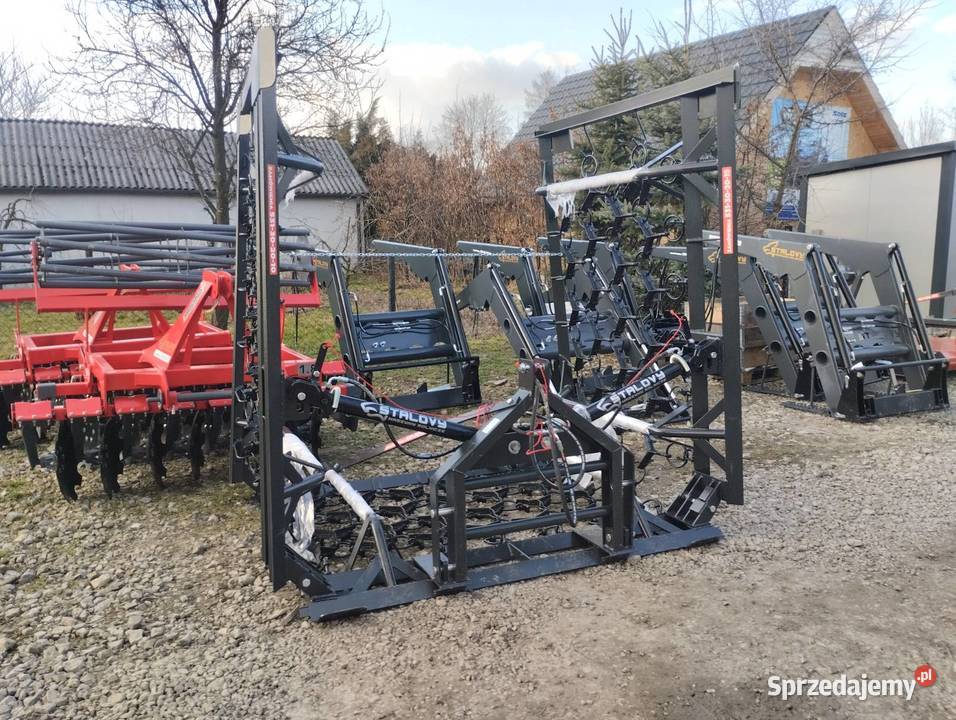 Włóka łąkowo polowa 4 rzędowa 6m hydraulicznie Barchaczów