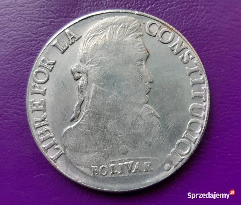 MonetaNumizmatKopia 8 SOLES 1835 BOLIVAR Boliwia