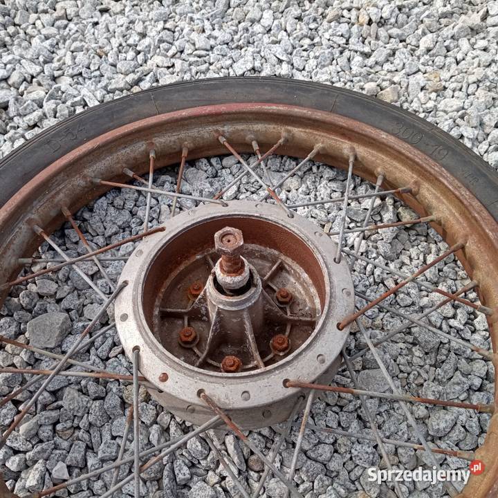 Koło tył SHL Gazela M17 PRL dolnośląskie Oława