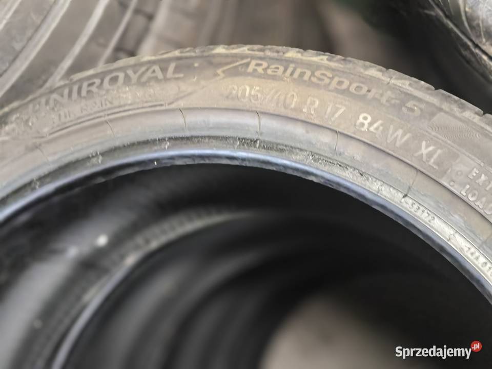 Opony letnie Uniroyal 20540R17 84W RainSport 5 Inczew sprzedam