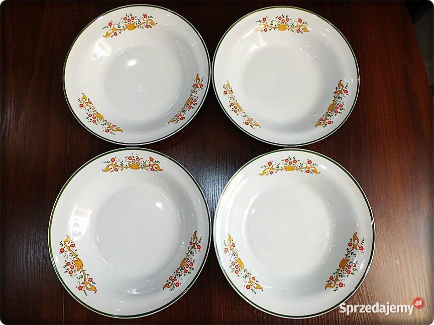 Talerz Talerze LUBIANA 235 Duże Głębokie 4 Talerze i talerzyki lubuskie Żary