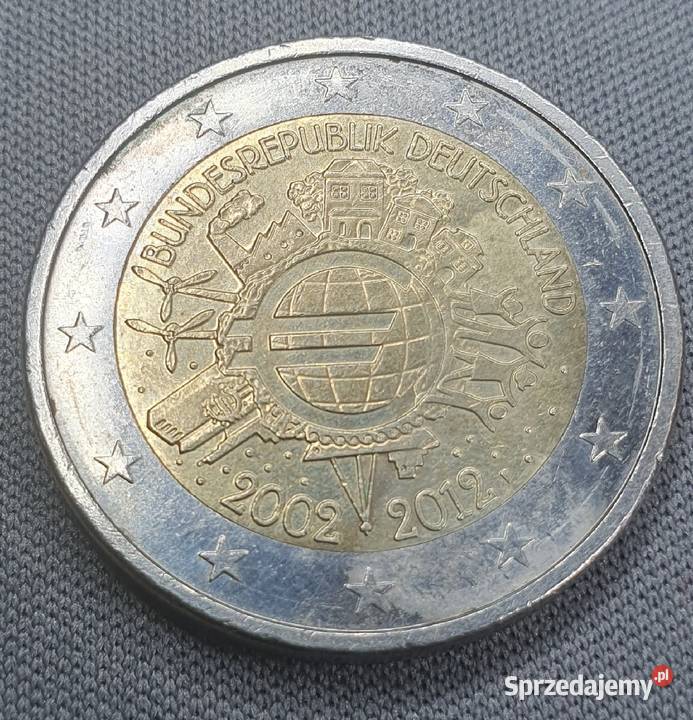 2 euro 2012 A Niemcy 10 rocznica euro Wałbrzych