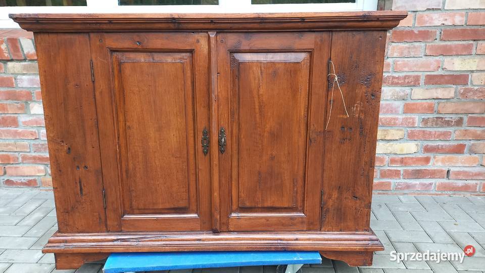 Komoda drewniana stara Bufet Kredens Szafka z zachodniopomorskie Gawroniec