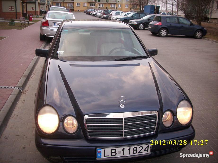 Mercedes E210 29TD KOROZJI jasna skóra podgrzewane fotele lubelskie Biała Podlaska sprzedam