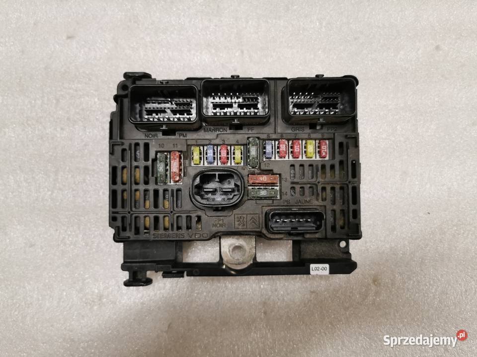 Moduł BSM L02 Skrzynka Bezpieczników Peugeot 407 mazowieckie