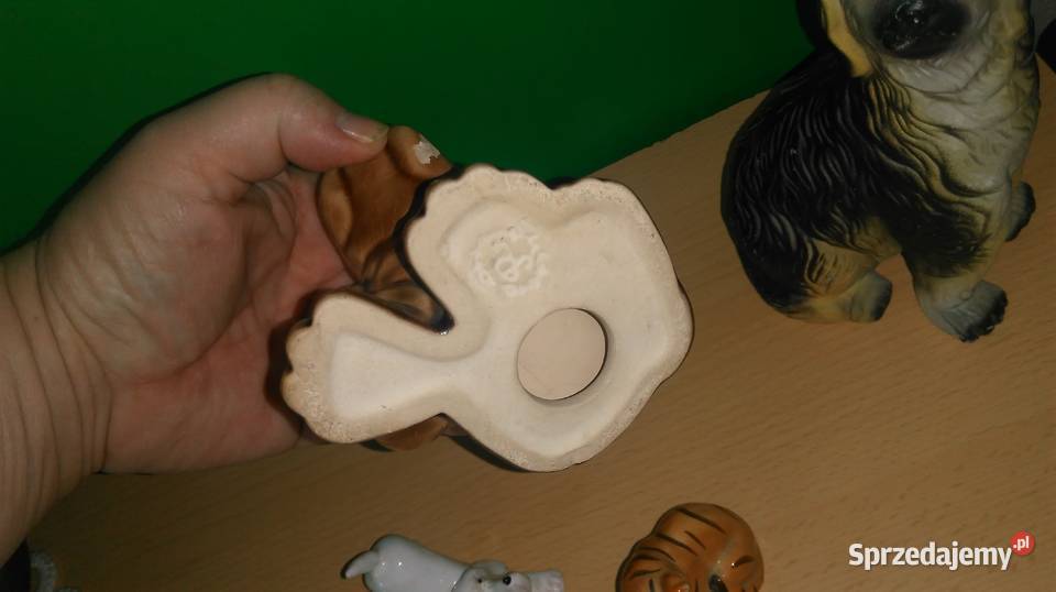 Figurki piesek porcelana mazowieckie Warszawa