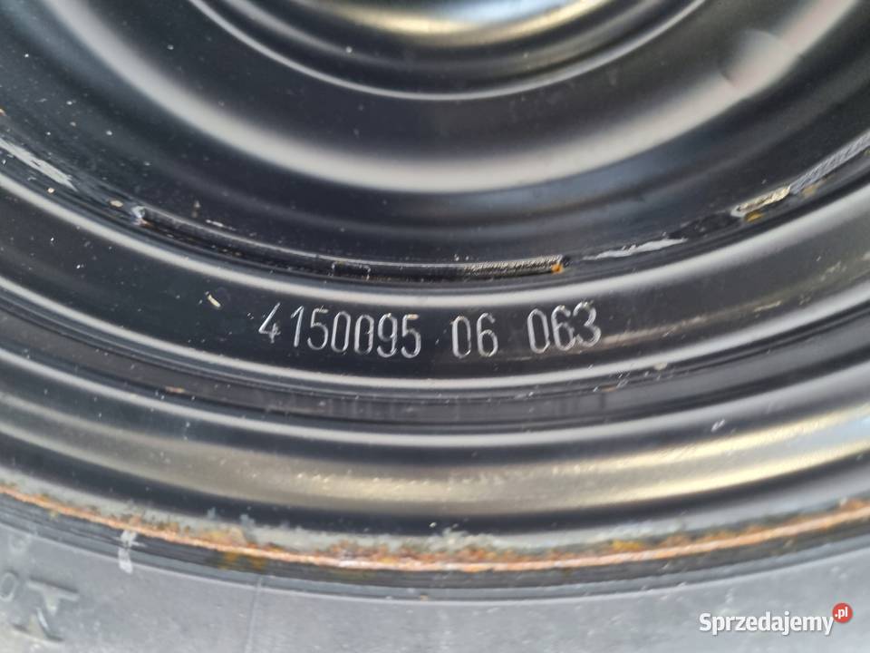 KOŁO DOJAZDOWE Ford Fiesta Mk5 Mk6 12580 R15 Chełm