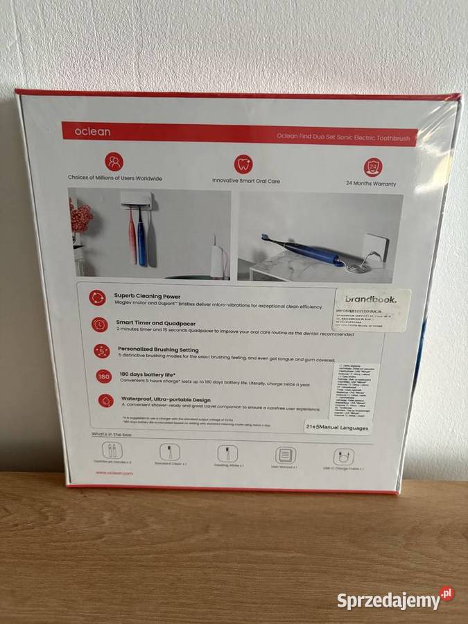 Zestaw Oclean Find Duo Set Szczoteczka soniczna Bochnia