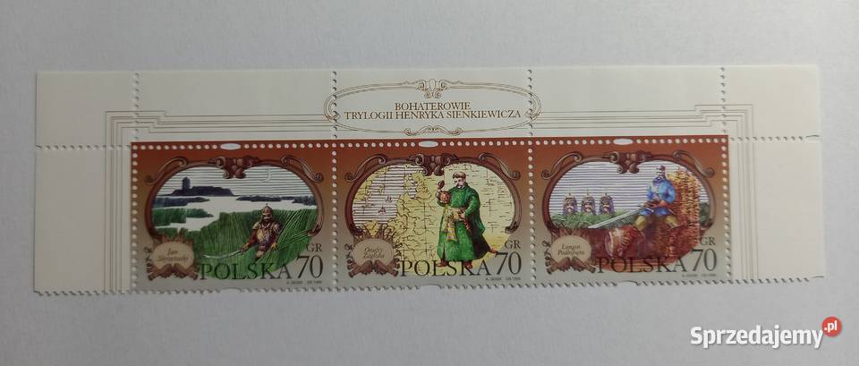 46074612 Bohaterowie Trylogii pasek góra 1999r Poznań