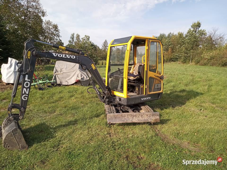 Mini koparka VolvoEC20B Rozdziele
