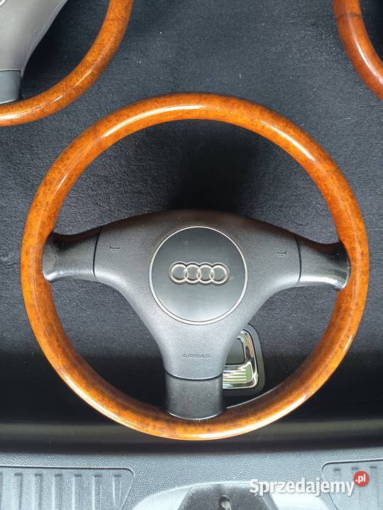 Kierownica drewno Vavona Airbag skóra Audi A3 8L Lubaczów