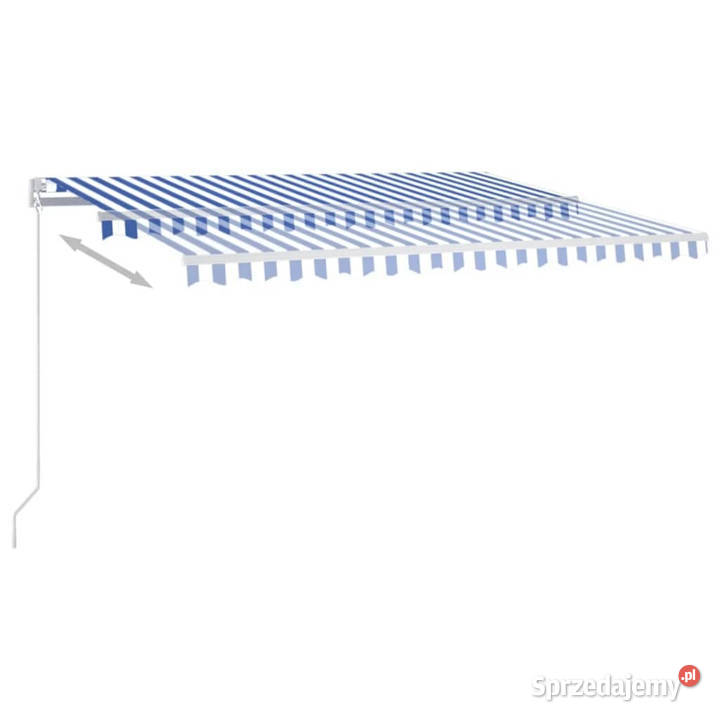 Ręcznie zwijana markiza z LED 400 x 350 Warszawa