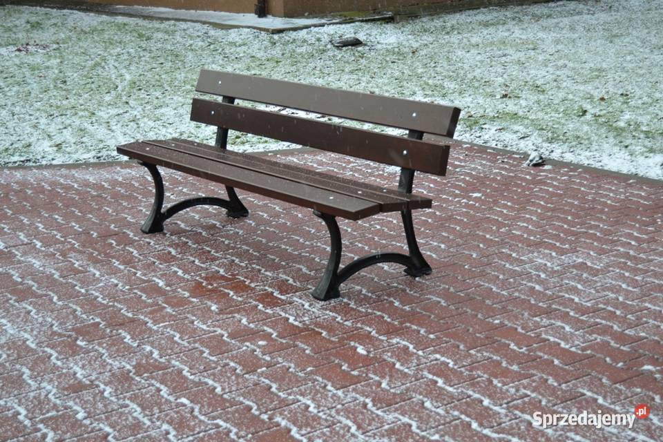 Ławka parkowa miejska ogrodowa oparcie 180 Meble ogrodowe Urzecze