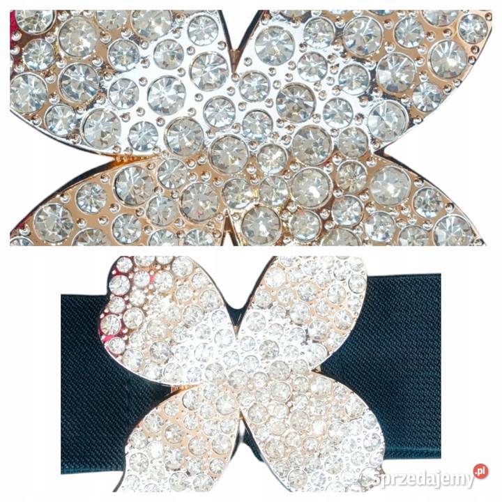 Stylowy biżuteryjny pasek damskielastyczna guma Pątnów