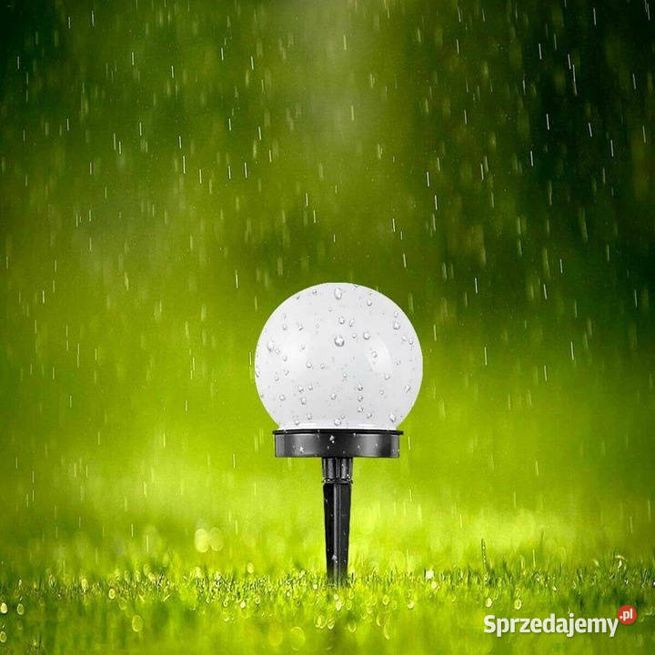 6xLampa SOLARNA LED Ogrodowa solar KULA biała Pozostałe