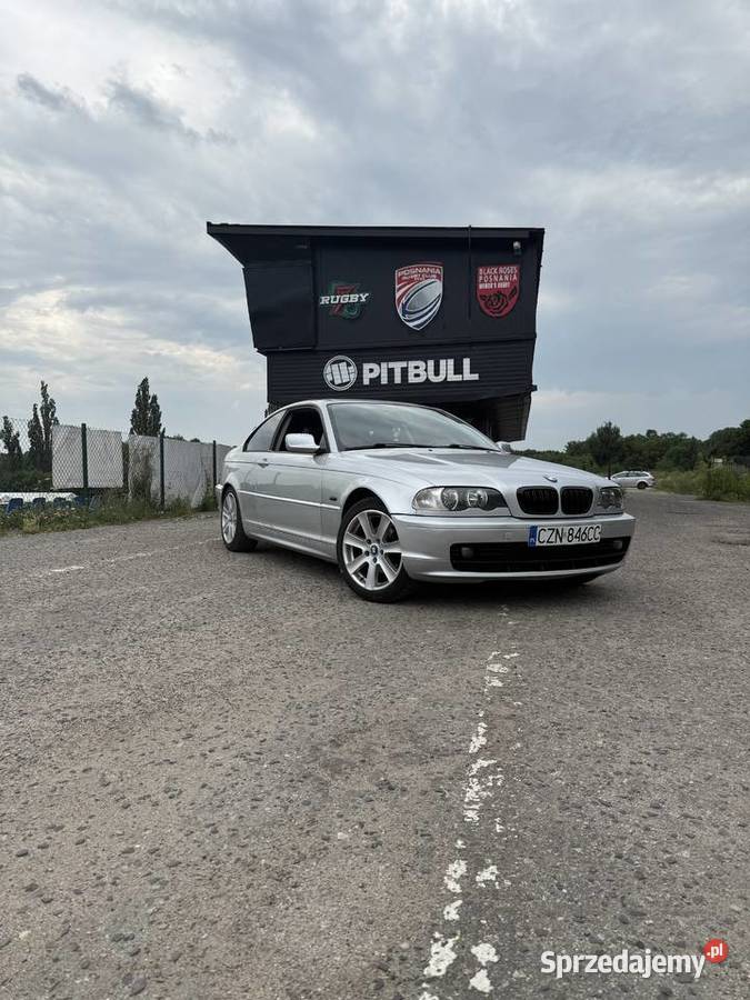 BMW E46 Coupe 19 benzyna klasyczne coupe zadbany 118KM Poznań