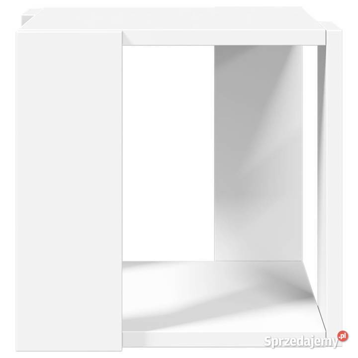 Stolik kawowy biały 32x32x30 materiał mazowieckie Warszawa