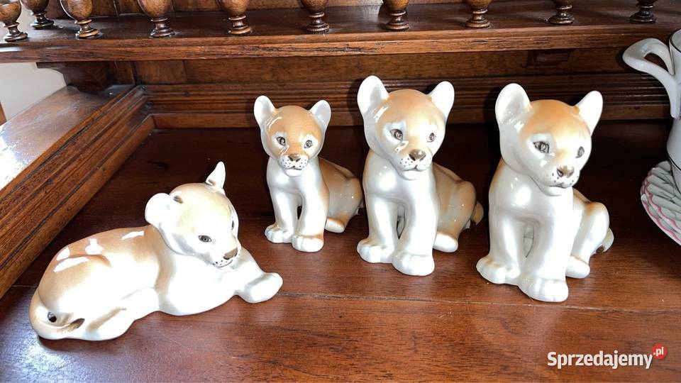 FIGURKA PORCELANOWA ŁOMONOSOW USSR Figurka Gdańsk