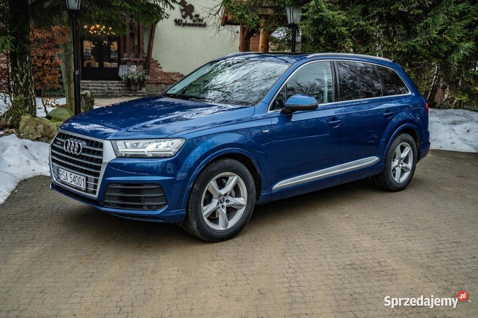 Audi Q7 II 30 TDI 218 2017R Salon 1 Właściciel 2 pierwszy właściciel podkarpackie