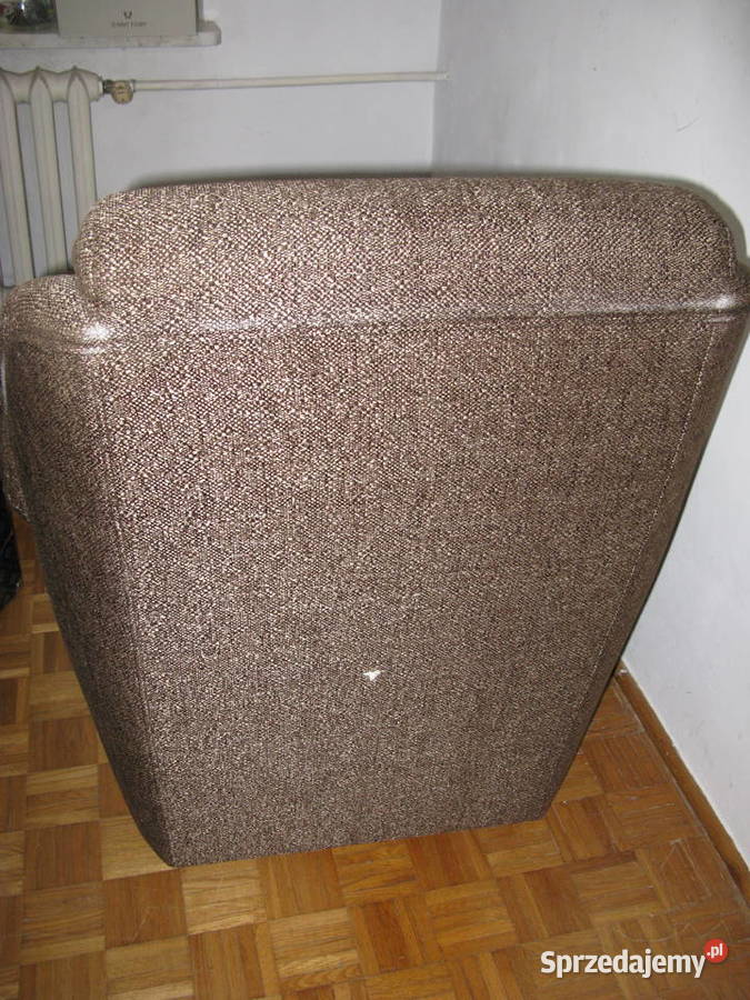 Fotel tapicerowany okazja 87cm mazowieckie sprzedam