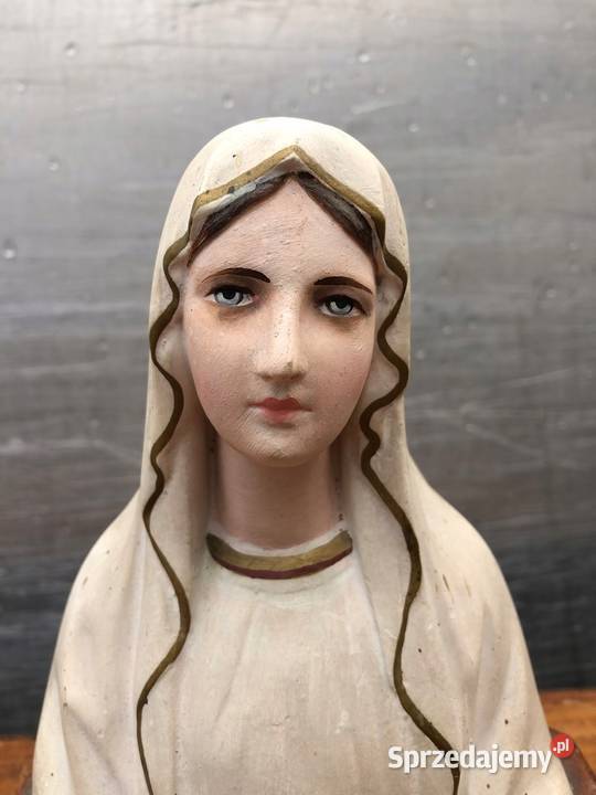 figurka gipsowa MARYJA Z Lourdes Antyki