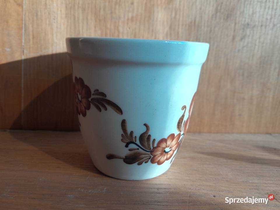 Kubek stara porcelana PRL Włocławek ręcznie śląskie sprzedam