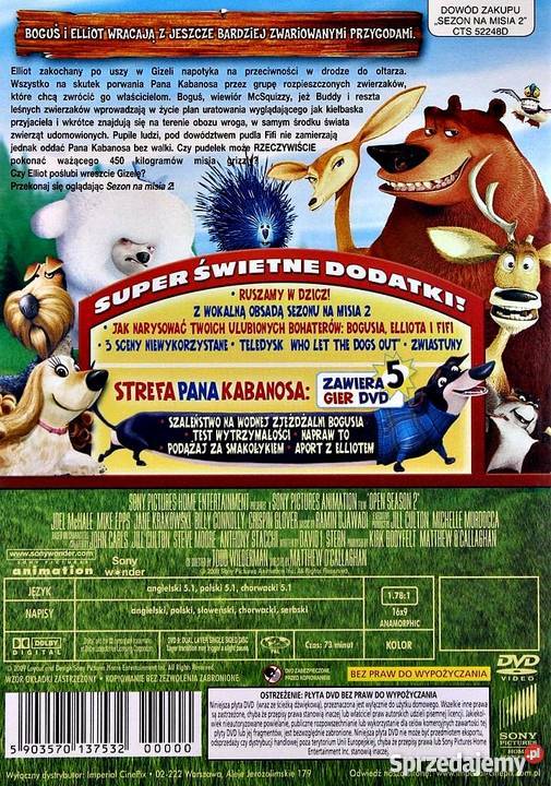 SEZON NA MISIA 1234 KOMPLETNA SERIA 4 DVD Kalisz