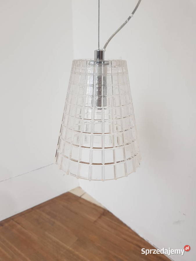 Lampa wisząca STOŻEK SZKŁO mała fajna stół mazowieckie Warszawa