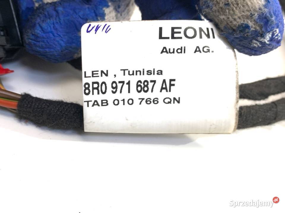 WIĄZKA DRZWI TYŁ PRAWY AUDI Q5 8R 8R0971687AF 20 osobowe