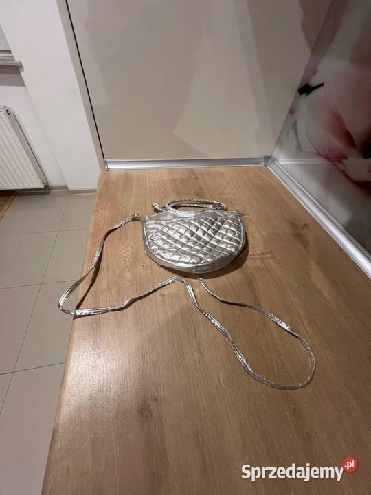 Cudowna srebrna mini torebka Gdańsk sprzedam