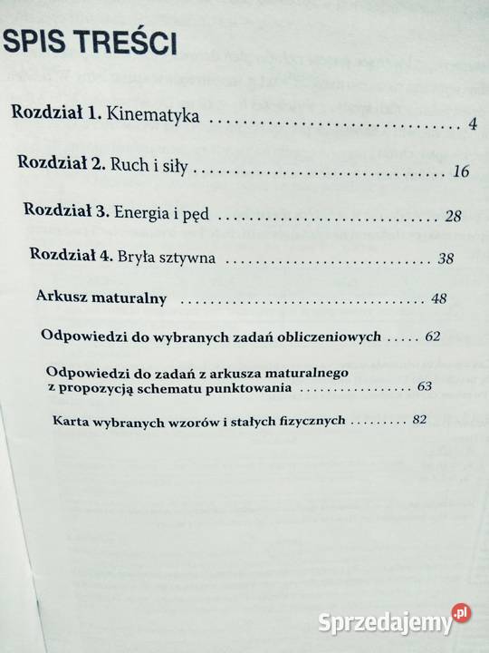 Maturalne karty pracy fizyka rozszerzenie Warszawa