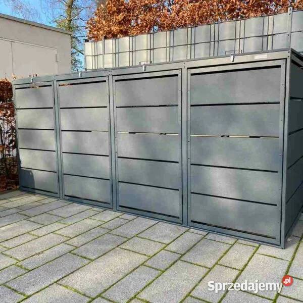 Obudowa na pojemniki komunalne 4240 L Kosze na śmieci Warszawa