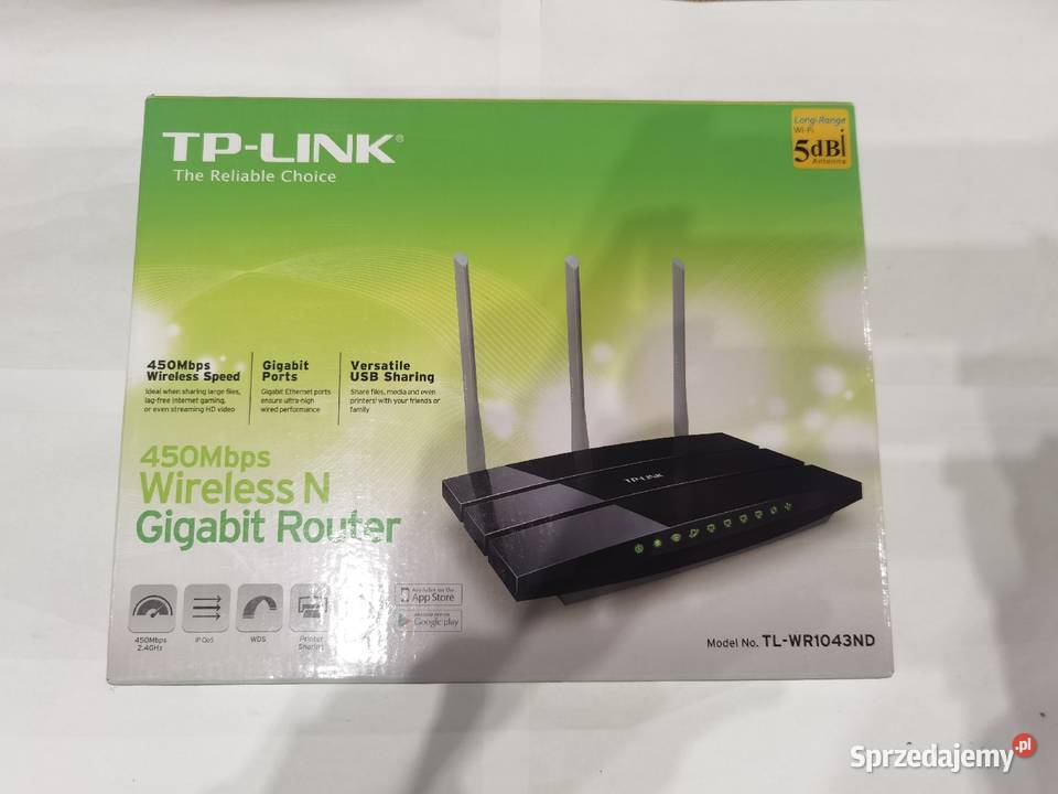 Router Tp Link Tl WR1043ND Pudełko Inczew