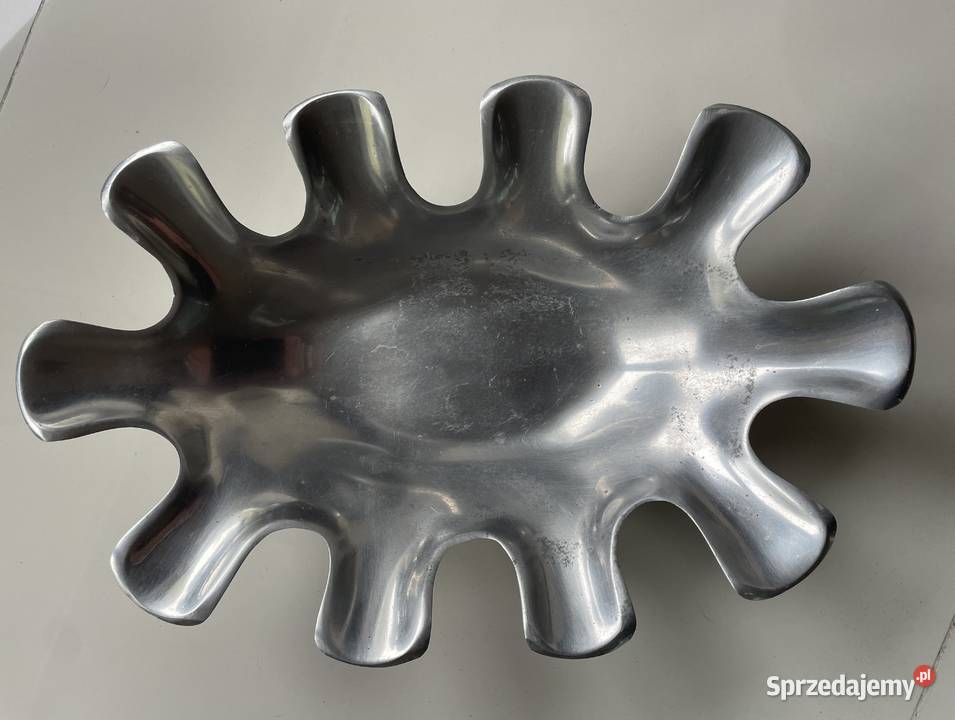 Duża Aluminiowa patera Kleks vintage Antyki, Sztuka, Kolekcje Toruń